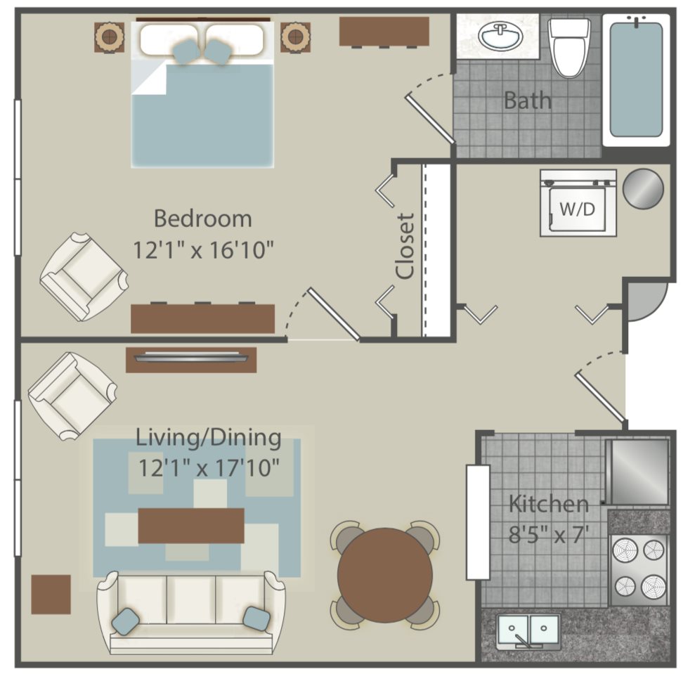 Clear Creek Commons Apartments_Golden CO_Floor Plan_Two Bedroom Two Bathroom_Tablemountain Mesa Clear Creek Commons Apartments_Golden CO_Floor Plan_Two Bedroom Two Bathroom_Tablemountain Mesa